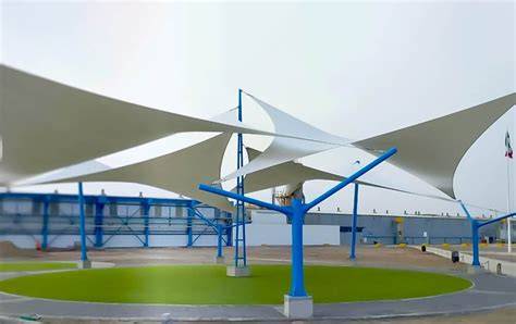 tensoestructura para patio escolar
