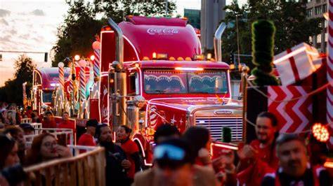 Caravana navideña Coca-Cola en Puente Alto