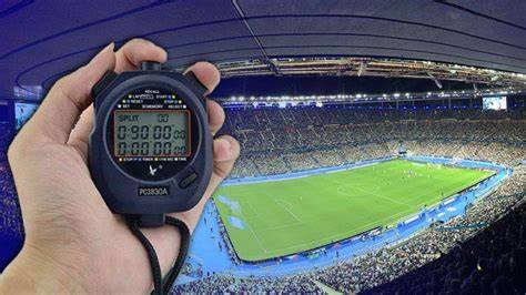 campo de fútbol y duración del partido