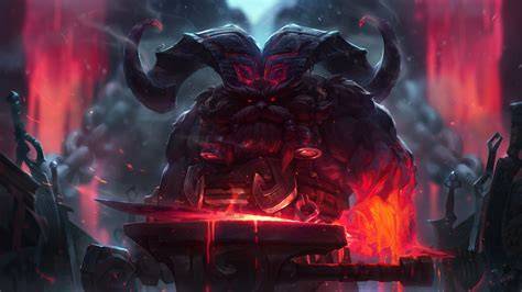 Ornn y campeones con cuernos