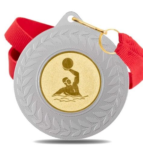 Medalla personalizada de waterpolo oro plata bronce
