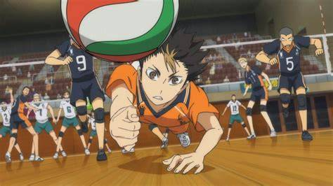 Partido de voleibol anime Haikyu