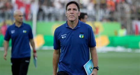 Eduardo Berizzo dirigiendo a O’Higgins