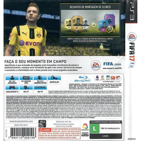 FIFA 17 para PlayStation 3