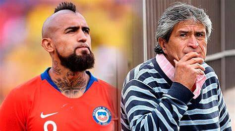 Arturo Vidal junto a su padre Erasmo Vidal