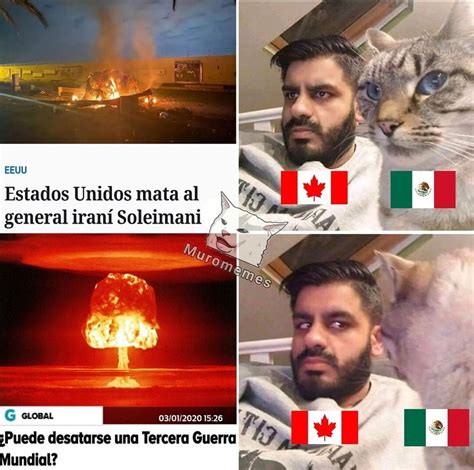 collage de memes sobre Tercera Guerra Mundial