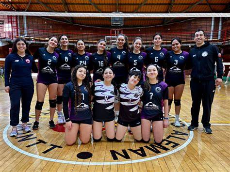 Jugadoras sub-18 de voleibol femenino