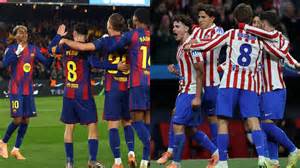 Atlético de Madrid contra Barcelona en el Metropolitano