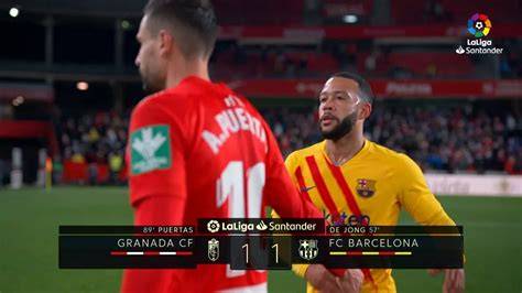 Resumen visual Barcelona vs Granada