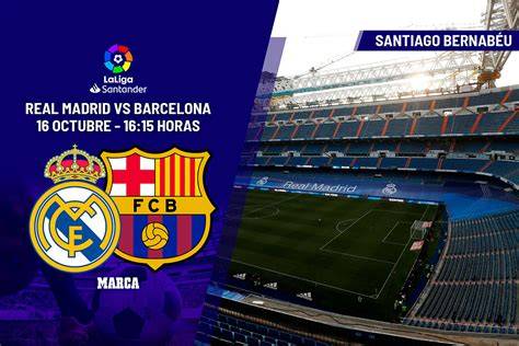 Clásico Real Madrid Barcelona en el estadio