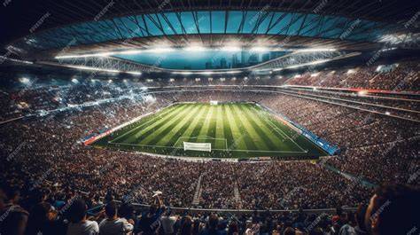 Estadio de fútbol chileno con aficionados