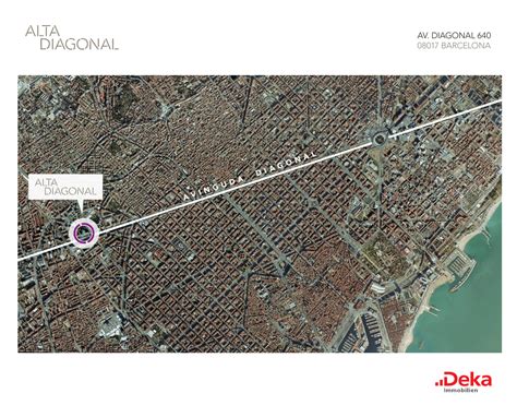 Mapa de Avenida Diagonal 640 Barcelona