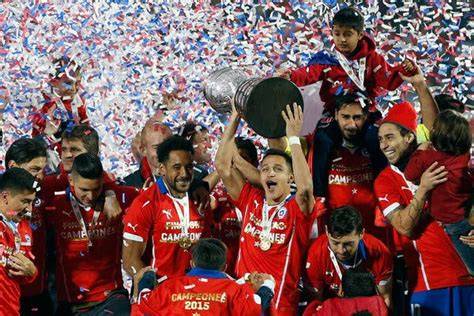 Chile celebra Copa América 2015