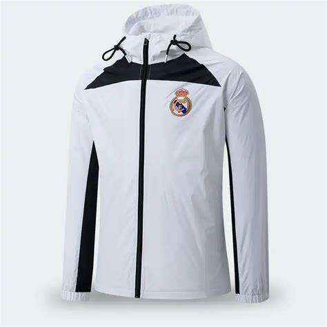 Chaqueta Real Madrid hombre cierre cuarto