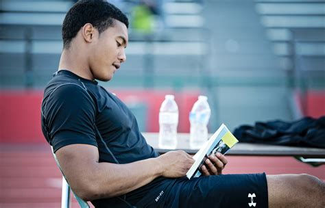 Estudiante deportista entrenando en Barcelona