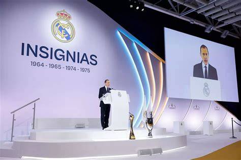 Insignias de oro plata Real Madrid