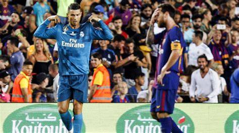 Cristiano Ronaldo celebra gol en Camp Nou