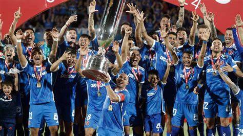 Universidad de Chile celebra Copa Chile