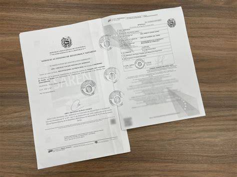 Proceso de apostilla de documentos venezolanos