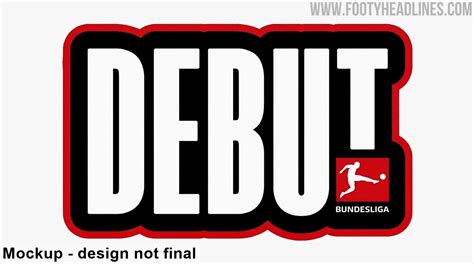 Parche DEBUT camiseta Bundesliga