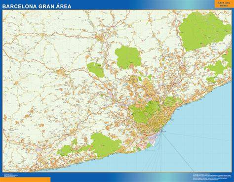 Mapa de Barcelona y Gran Barcelona