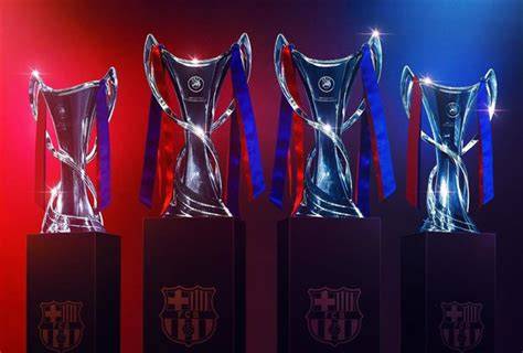 Cuatro trofeos del Barça Femení