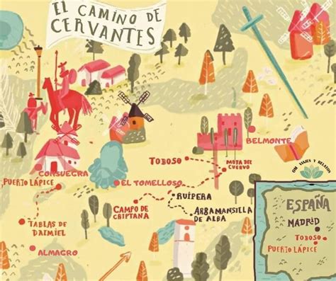 Mapa de la ruta literaria por Barcelona