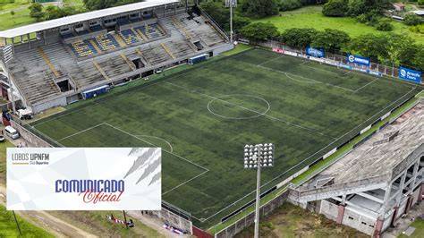 Estadio Estero Lobos y cancha de fútbol