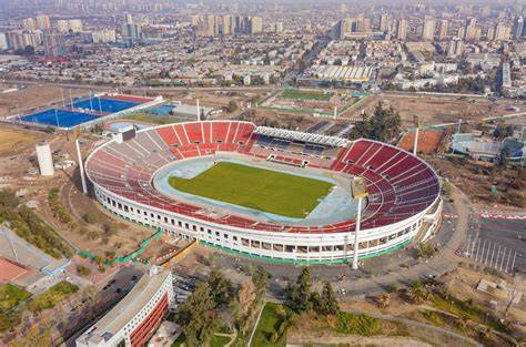 Estadio Nacional de Chile vista aérea