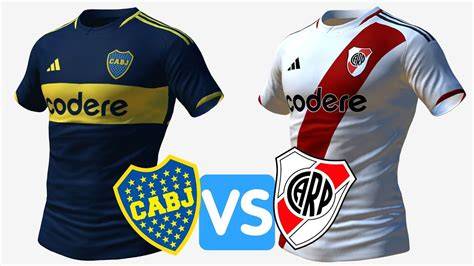 camisetas Boca Juniors y River Plate