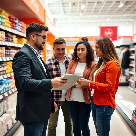 Atención al cliente en tienda comercial