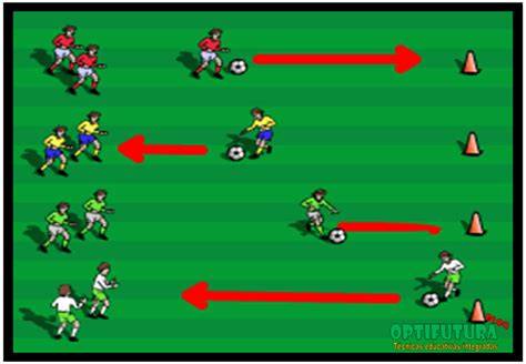 Ejercicios de conducción del balón en fútbol