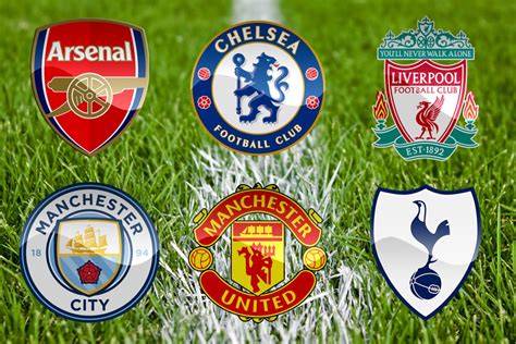 Big Six clubes dominantes del fútbol inglés
