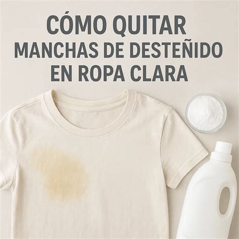 proceso paso a paso para quitar manchas