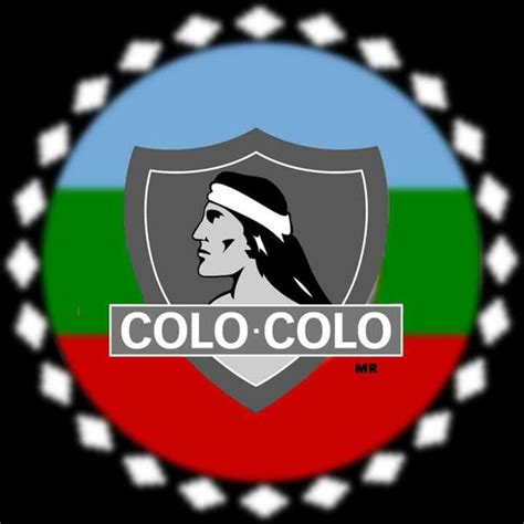 Perfil mapuche del escudo Colo-Colo