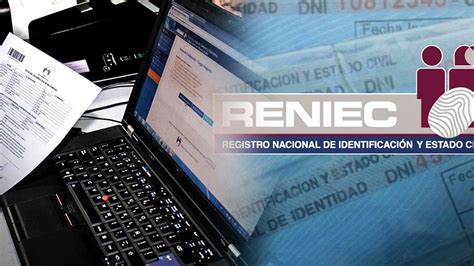 captura del trámite online del Reniec