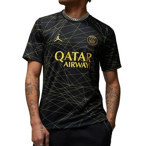 Frontal y dorsal camiseta PSG Jordan