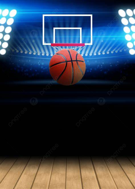 balón de baloncesto PNG sobre fondo azul
