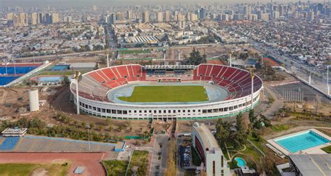 Estadio Nacional de Chile durante partido