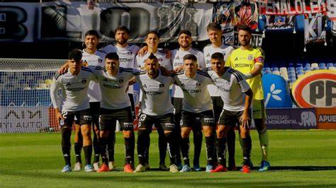 Formación titular de Colo Colo contra Palestino