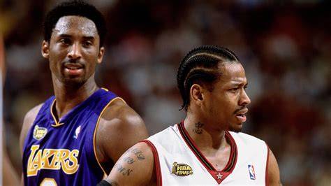 Allen Iverson y Kobe Bryant en la NBA