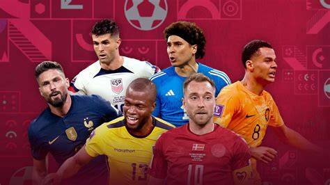 Mapa mundial de jugadores de fútbol