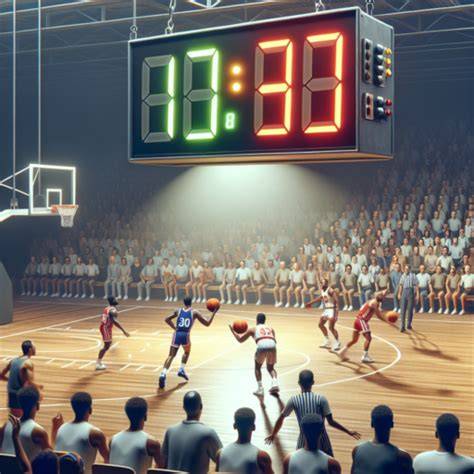 Partido de baloncesto anime competitivo
