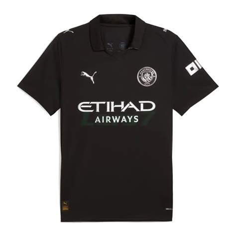 Segunda equipación negra Manchester City 25/26