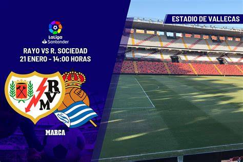 Rayo Vallecano Real Sociedad en Vallecas