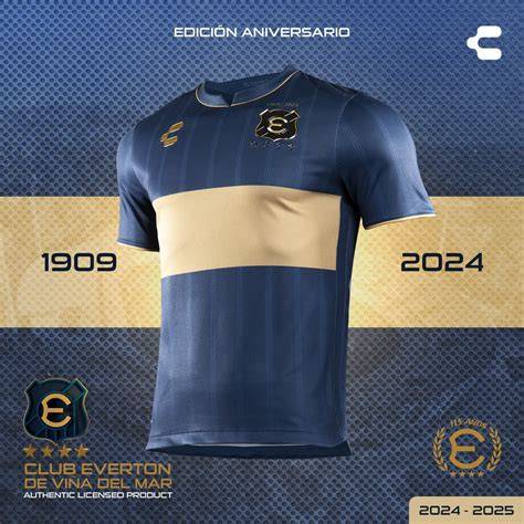 camiseta histórica Everton Viña del Mar