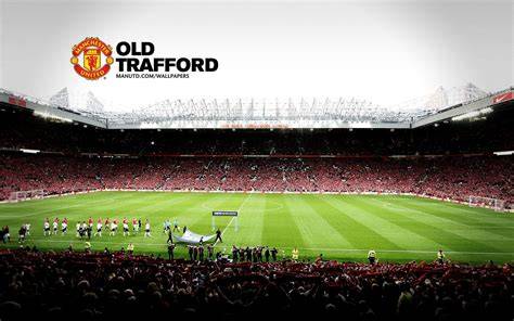 Manchester United jugando en Old Trafford