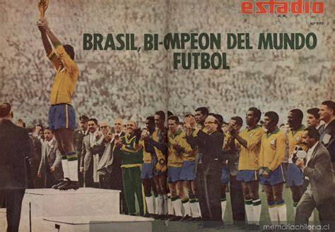 Brasil campeón del Mundial de fútbol 1962