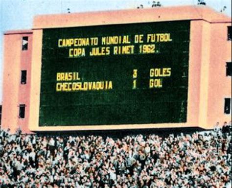 Marcador final Brasil Checoslovaquia 1962