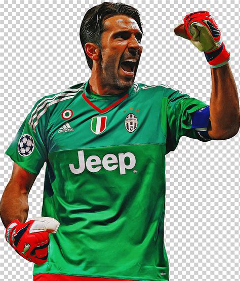 Gianluigi Buffon con camiseta de arquero